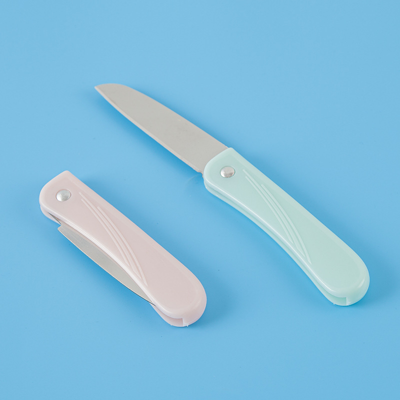 Factory in stock folding fruit knife stainless steel folding fruit knife household folding knife outdoor portable fruit knife