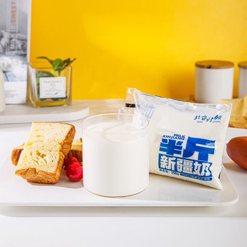 Northern Acres of Xinjiang Milk, 250g*10 Bags of Tianshan Milk, Shipped Directly from the Place of Production