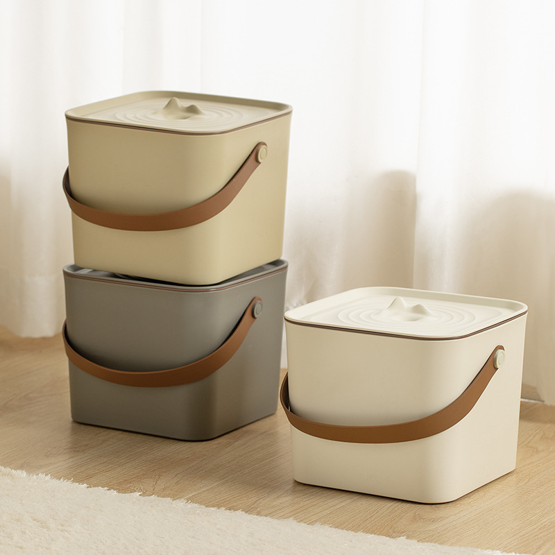 Guanshan Tea Bucket Waste Water Bucket Tea Set Tea Table Tea Tray under Drainage Trash Bin Transparent Tea Table Tea Bucket Tea Scrap Bucket