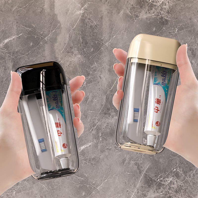 Оптовая продажа нового дорожного мини-стакана для полоскания, портативная кружка для зубной щетки, многофункциональный набор