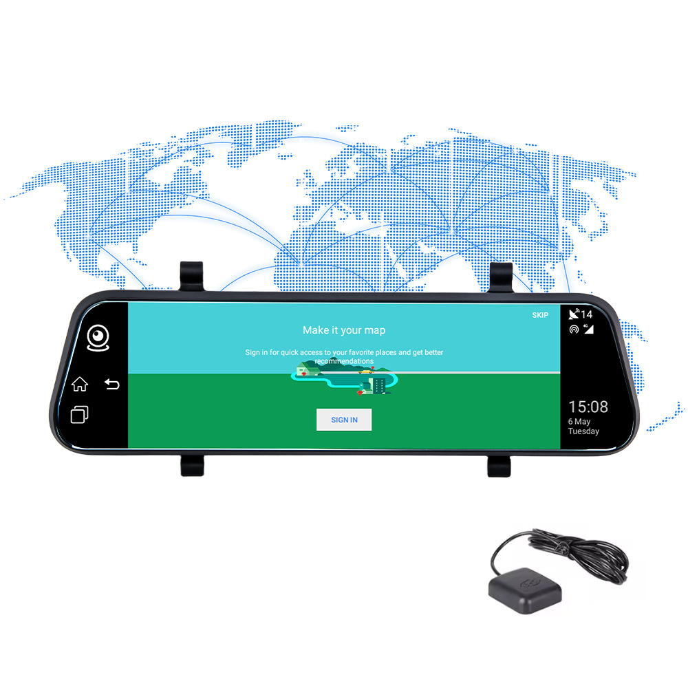 Mine 4g Touch Multimedia Fleet Management Gps Positioning Remote Video Driving Recorder