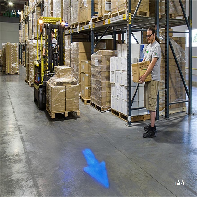 Led Red and Blue Light Forklift Warning Light One-Line Light Type Work Instruction Signal Light 10-80V Universal