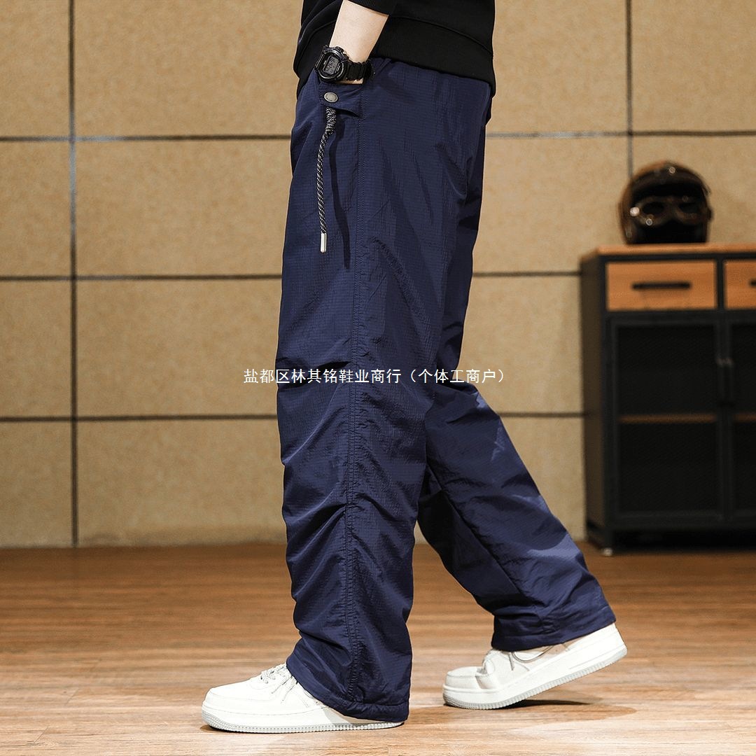 Men's White Duck down Pants Men's Winter Outer Wear Large Size Cold-Proof Assault Pants Men's Outdoor Warm Work Pants Men