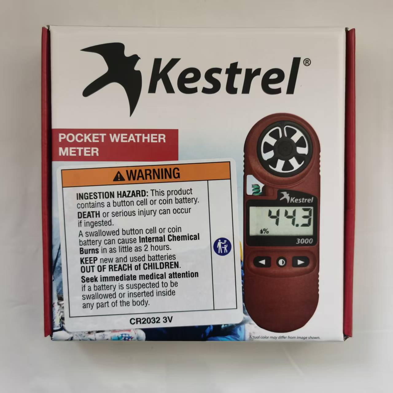 In-Stock Kestrel 3500 Handheld Impeller Anemometer for Outdoor Wind Speed, Temperature, and Wind Chill Measurement