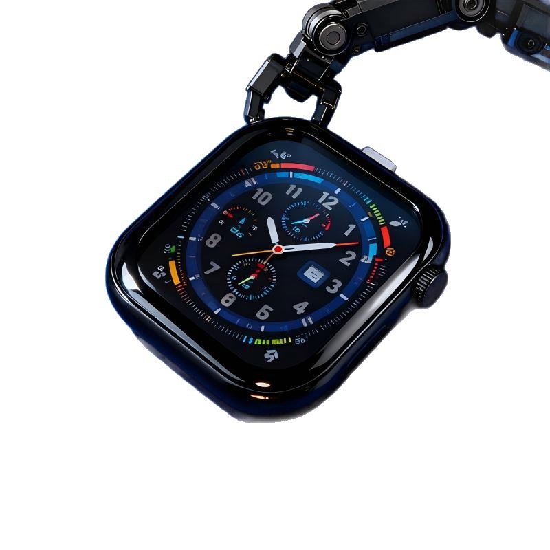 Applewatchs Ultra 49mm No Silk Screen Black High-Definition High-Transparency Anti-Fall, Explosion-Proof and Scratch-Proof Watch Film