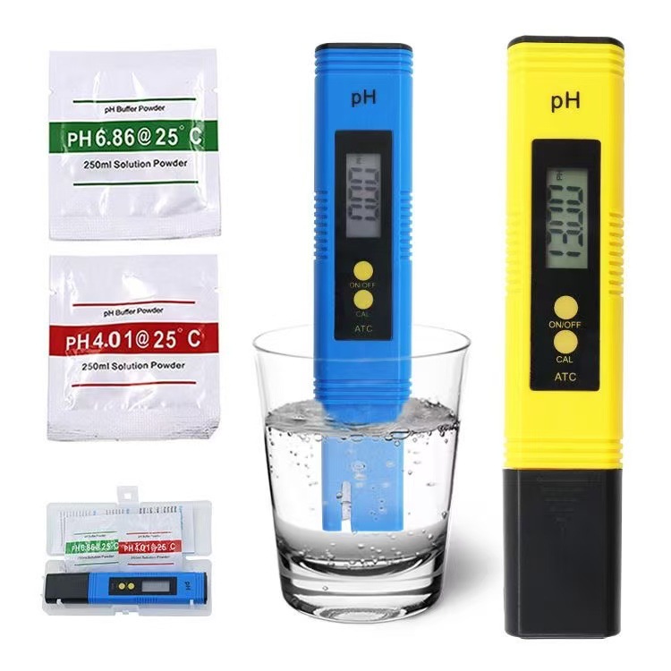 Pet Water Quality Test Ph Acidity Meter Push-Button Large Screen Automatic Correction Ph Test Pen Fish Tank Aquaculture