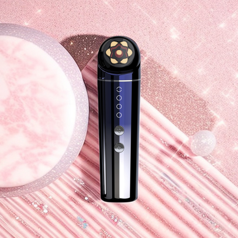 Home Facial Rf Beauty Device Ems Microcurrent Skin Rejuvenation Device Ultrasonic Essence Introduction Device for Lifting, Firming and Anti-Aging