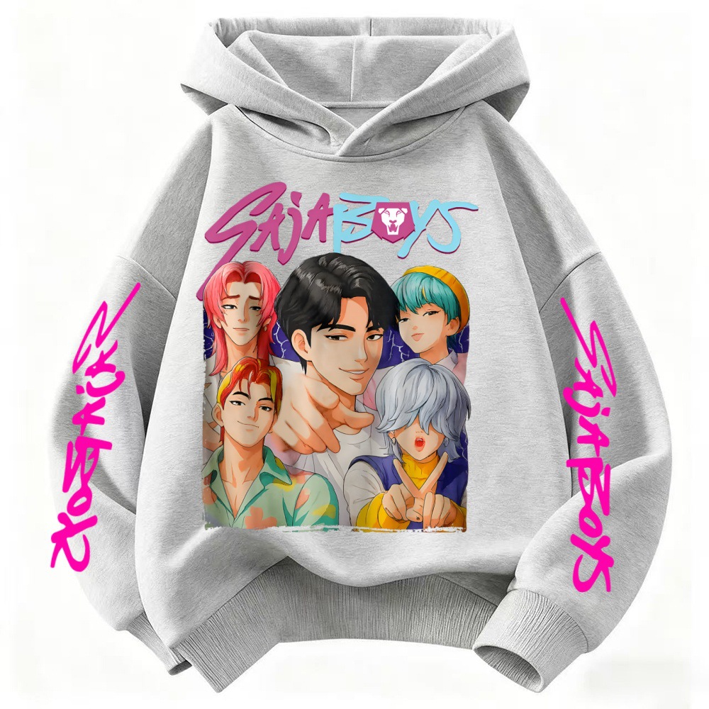 Amazon Kpop Anime Merchandise Hoodie Loose Casual Autumn and Winter Base Layer Sweatshirt Fashionable Hoodie for Older Children