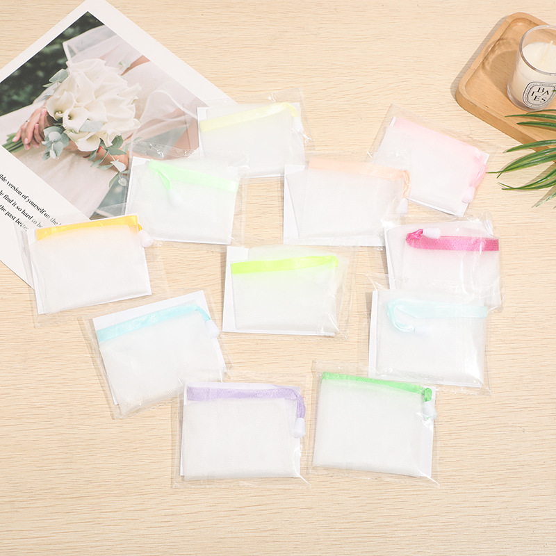 Bubble Net Wholesale Bubble Net Facial Cleanser Net Double Thickened Face Special Soap Bag Handmade Soap Net