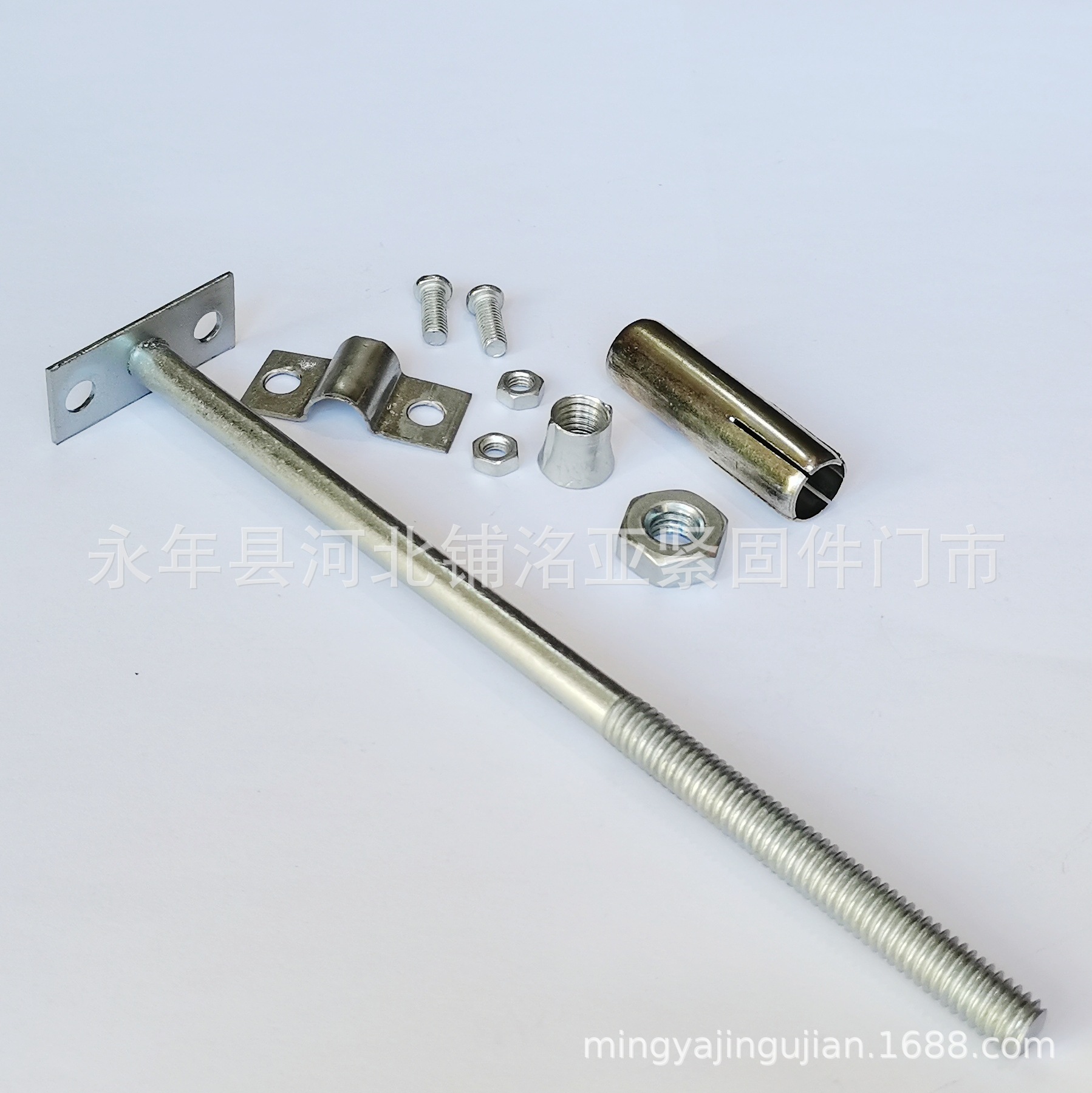 Mingya galvanized lightning protection belt bracket lightning rod lightning protection card with expanded T-type lightning protection bracket lightning protection bracket