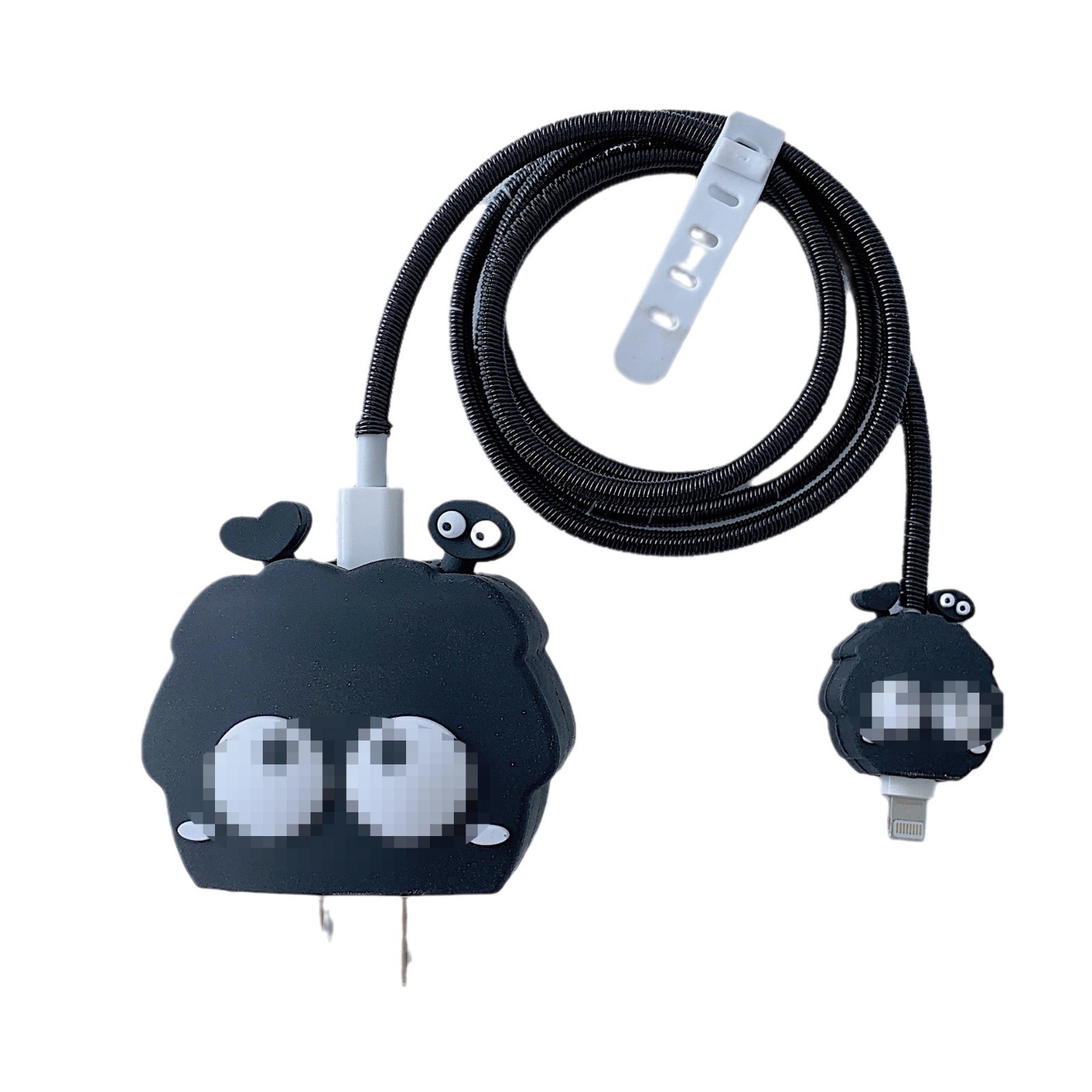 Suitable for Apple 18/20W Cartoon Data Cable Protective Cover Shell Cable Bite Strap Cable Winding Rope Storage Cute