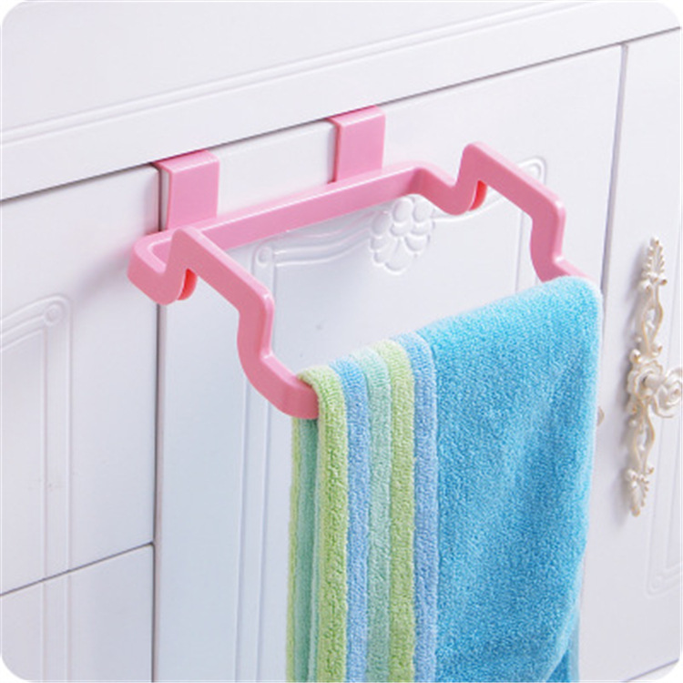 Hangable Garbage Bag Rack Storage Shelf Household Wall Hanger Hook Cabinet Door Hanger Kitchen Trash