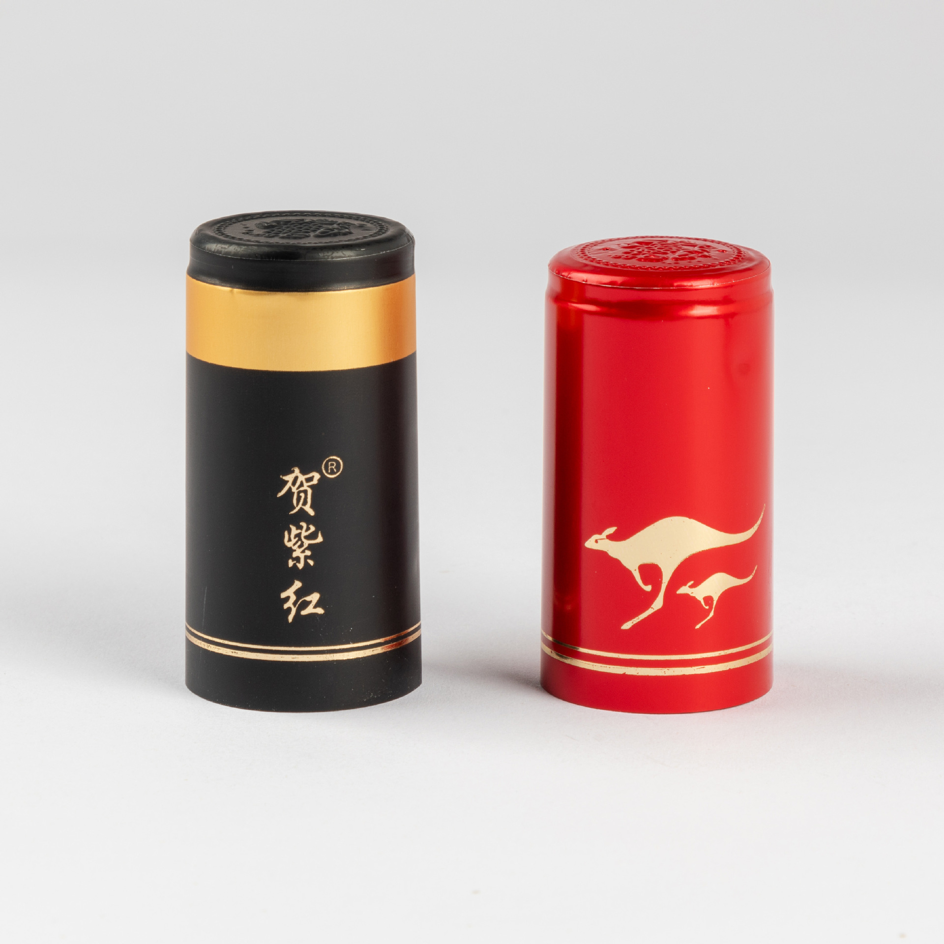 Red wine aluminum cap printed logo pattern grape wine aluminum-plastic composite cap concave-convex metal cap wine sealing foreign wine cap manufacturers