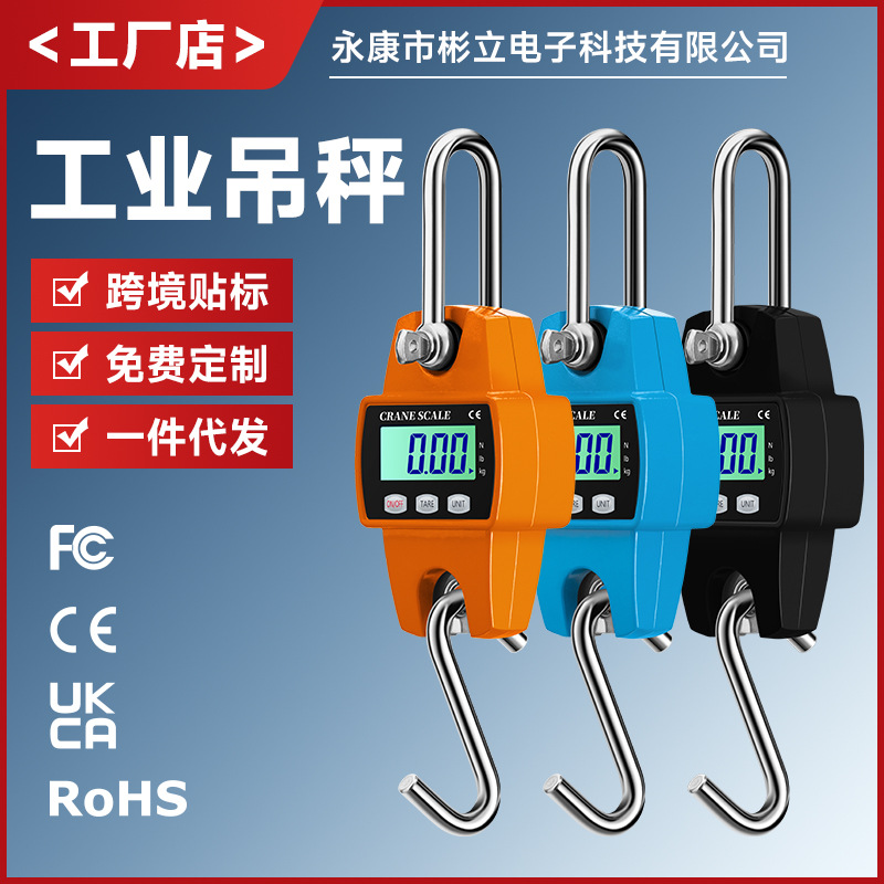 Производитель Оптовая продажа Электронные весы для крана 300кг Крючковые весы Промышленные весы для крана 500кг