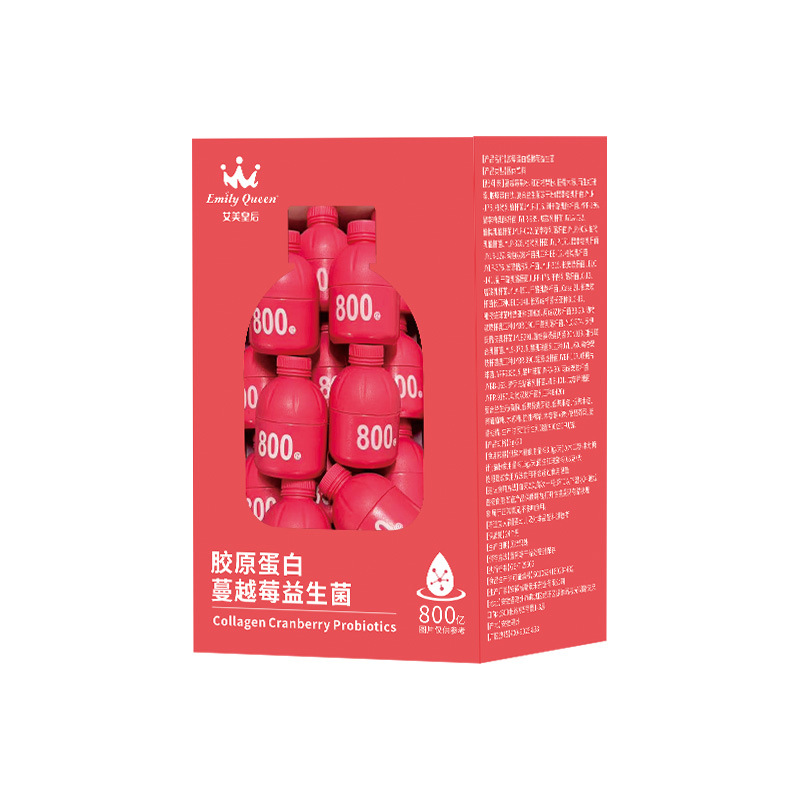 Cranberry Collagen Probiotic Triple Formula Synergistically Maintains Small Molecules and Is Easy to Absorb. Ready for Delivery