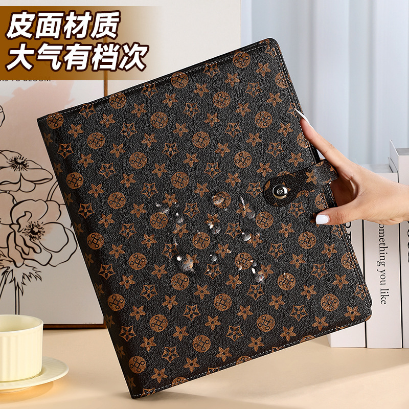 Document Storage Bag with Magnetic Buckle for Baby Birth Certificate, Family Card Holder, Household Registration Book, Vaccine Certificate Storage Book, Protective Cover