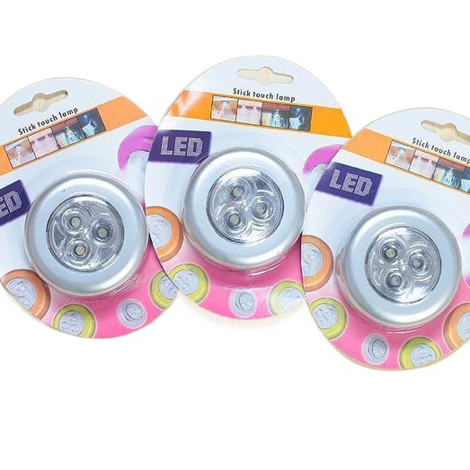 Creative wireless pasting cabinet bedside night light dormitory wireless wardrobe light lighting led clap touch light