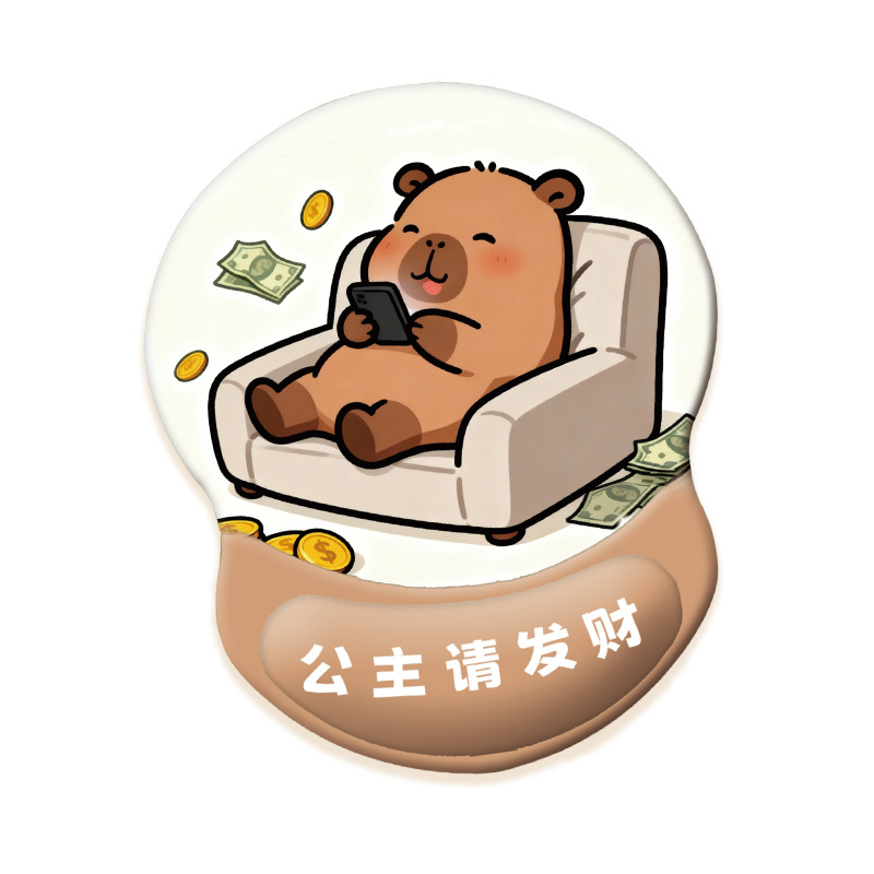 Cute Cartoon Mouse Pad Wrist Support 3D Cute Girls Silicone Gaming Computer Office Wrist Support Dropshipping