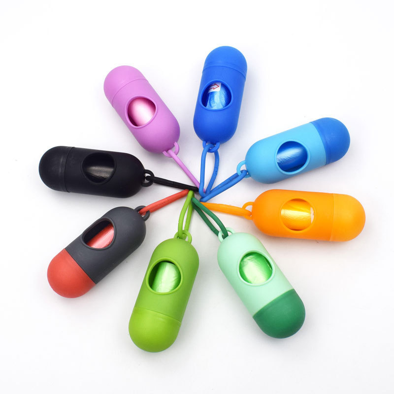 Диспенсер для мусорных пакетов, портативный, набор для уборки экскрементов