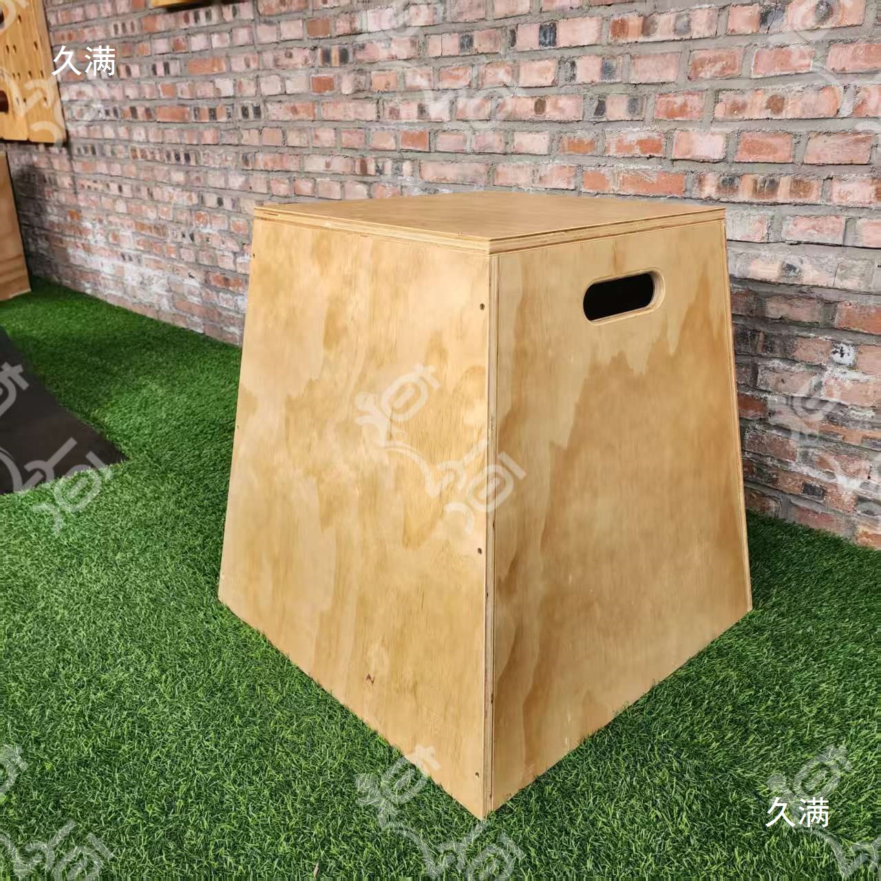 Wooden Color Jump Box, Trapezoidal Jump Box, Fitness Jump Box, Commercial and Home Track and Field Exercise, Four Heights to Choose from