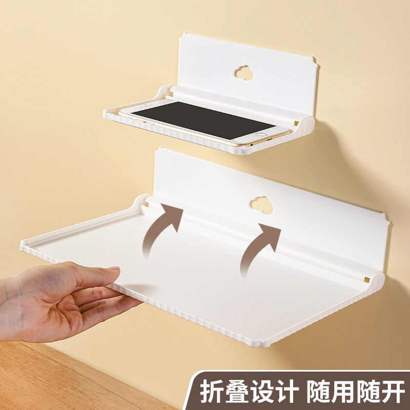 Складная настенная полка, складная доска для ванной, настенный органайзер для хранения одежды, без сверления