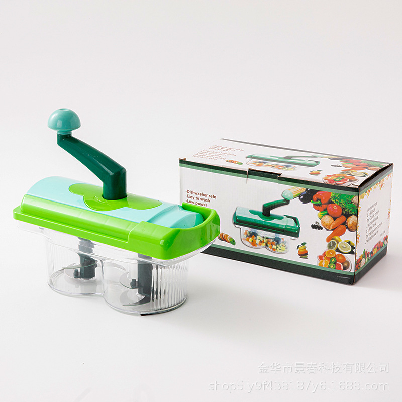 Hand-cranked 8-word vegetable cutter multi-function vegetable cutter kitchen multi-function vegetable cutter slicer potato salad eraser