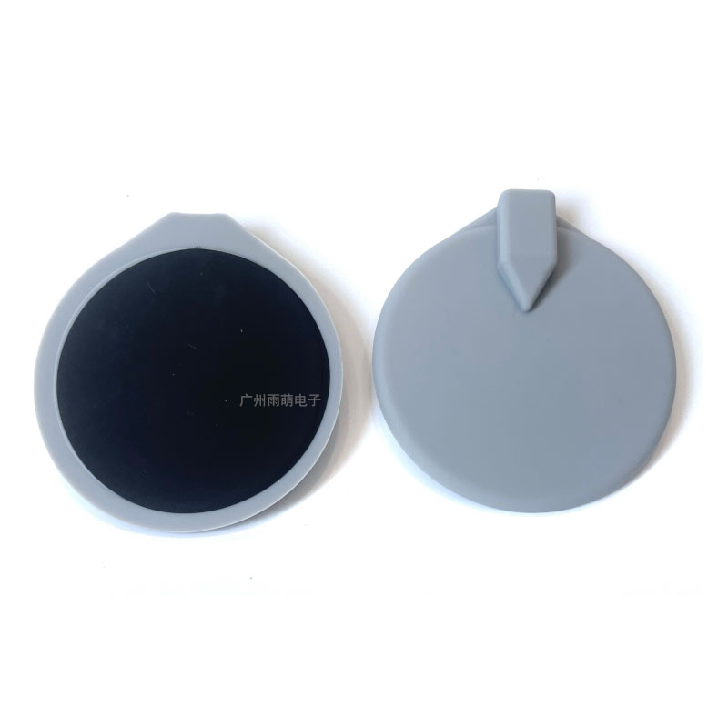 Medium and low frequency 65mm round electrode plate non-stick silicone electrode plate inner jack electrode plate massage therapy patch