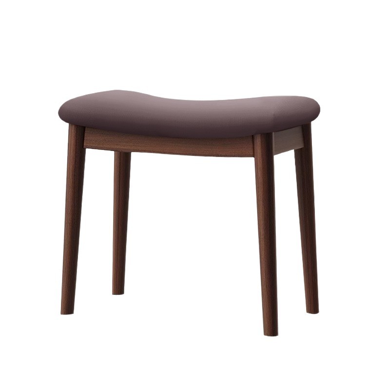 Solid Wood Makeup Stool, Simple Guzheng Stool, High-End Dressing Stool, Saddle Stool, Bedroom, Restaurant, Leisure Home Bench