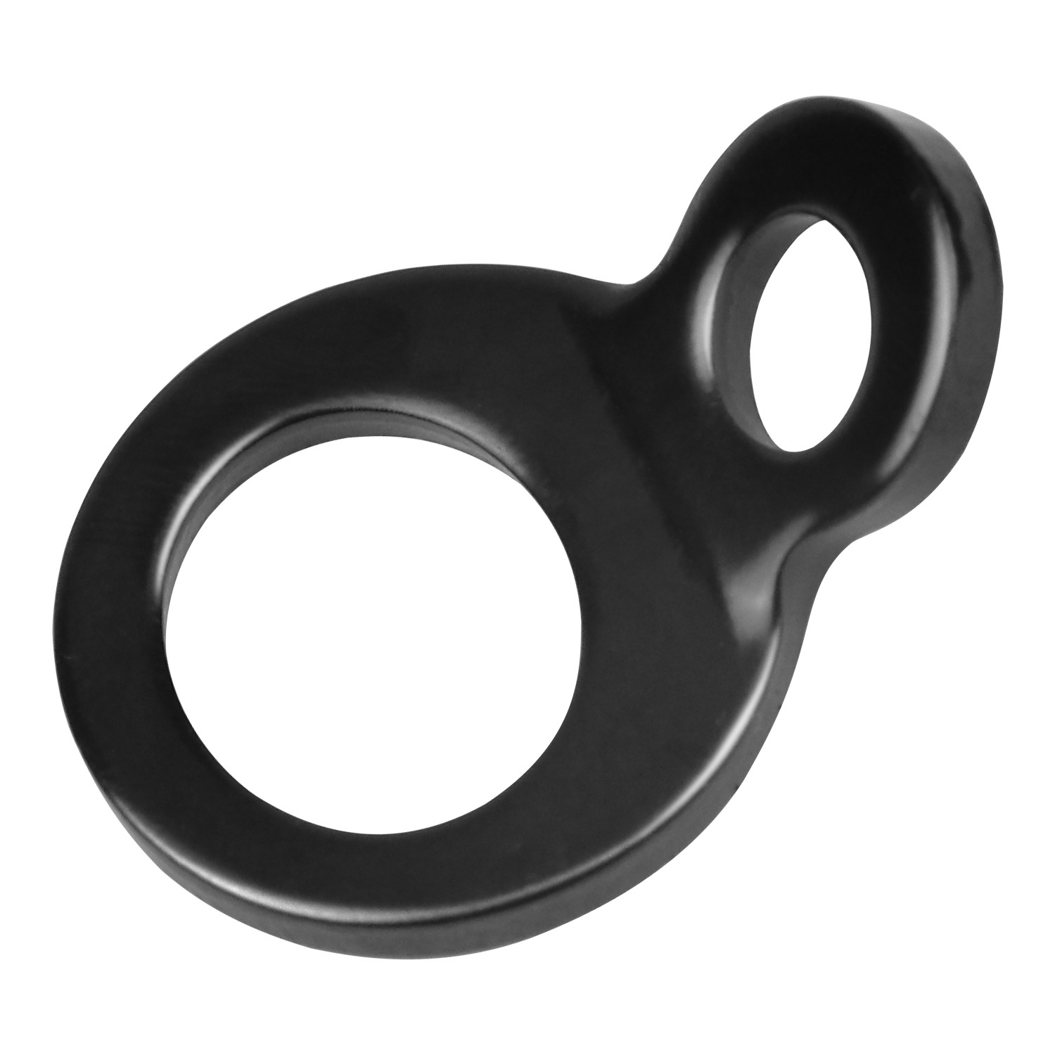 Black O-ring tie anchor hook suitable for garage workshop truck trailer golf cart hook accessories