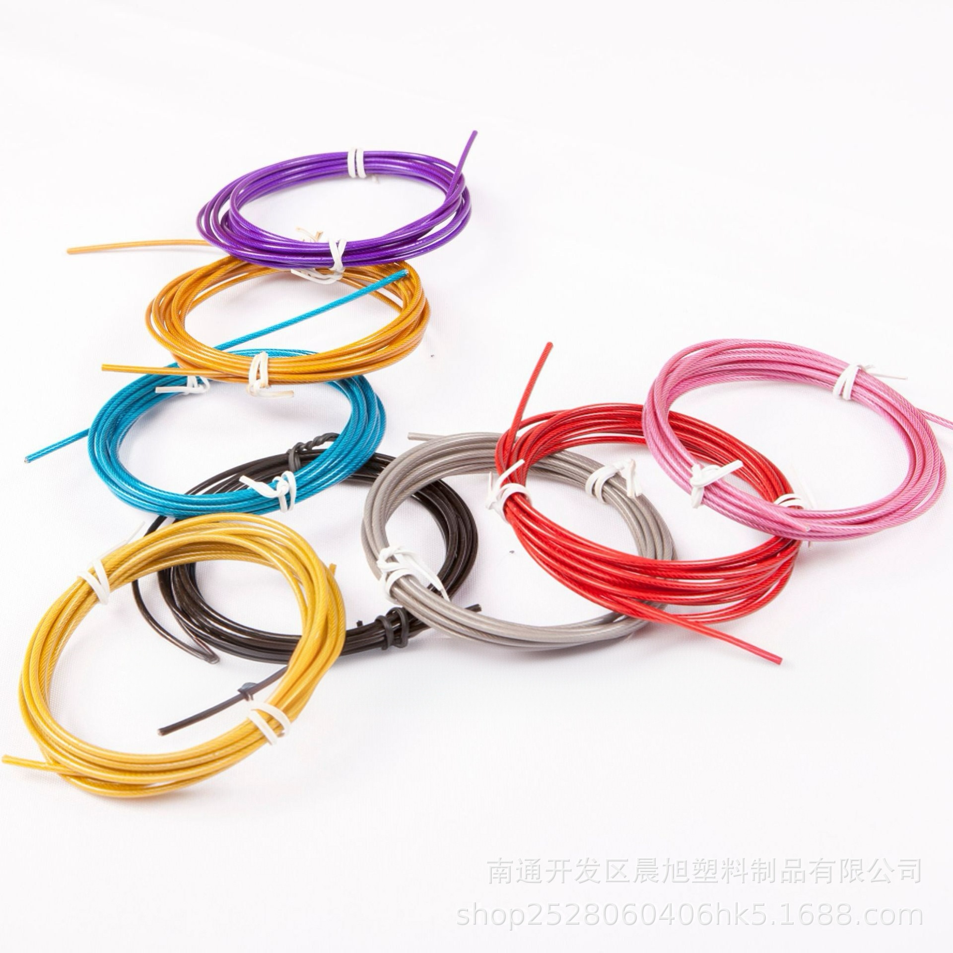 Поставка цветного пластикового покрытия стального троса, резиновое покрытие нержавеющей стали, обработка подъемных веревок производителем, прямая продажа от производителя