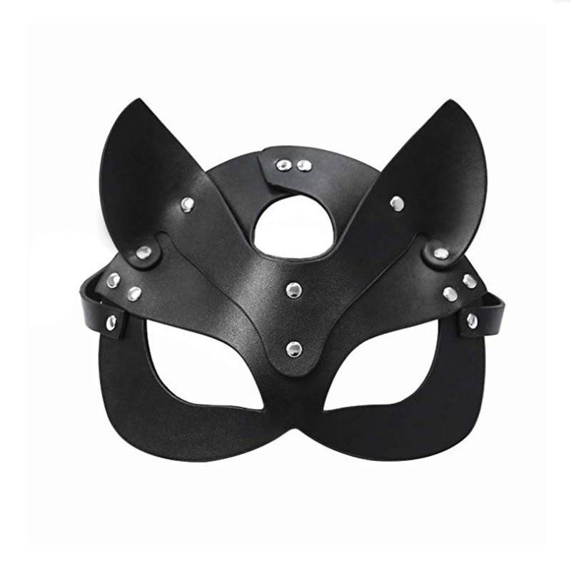 Sexy Mask Leather Sm Fox Eye Mask Dance Female Role-Playing Mask Export Cross-Border Adult Performance Props