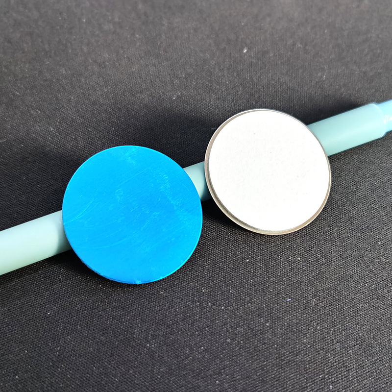 30mm coated back face sticker 1.0mm foam glue magnetic suction night light lamp accessories magnetic stainless small iron sheet