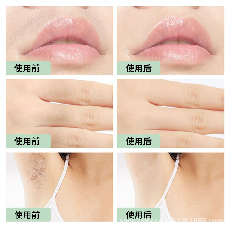 Cross-Border Popular Hair Removal Wax Paper Can Be Used All over the Body for Foreign Trade. Full English Lip Hair Removal Small Hair Removal Wax Paper Set to Remove Beard