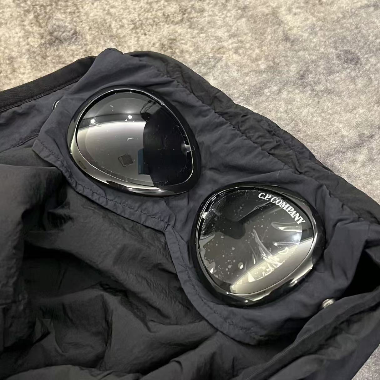 Clothing Accessories C.P Goggles Sweatshirt Jacket Hat Special Windproof Extra Black High-Gloss Water Drop Shape Glasses Lenses