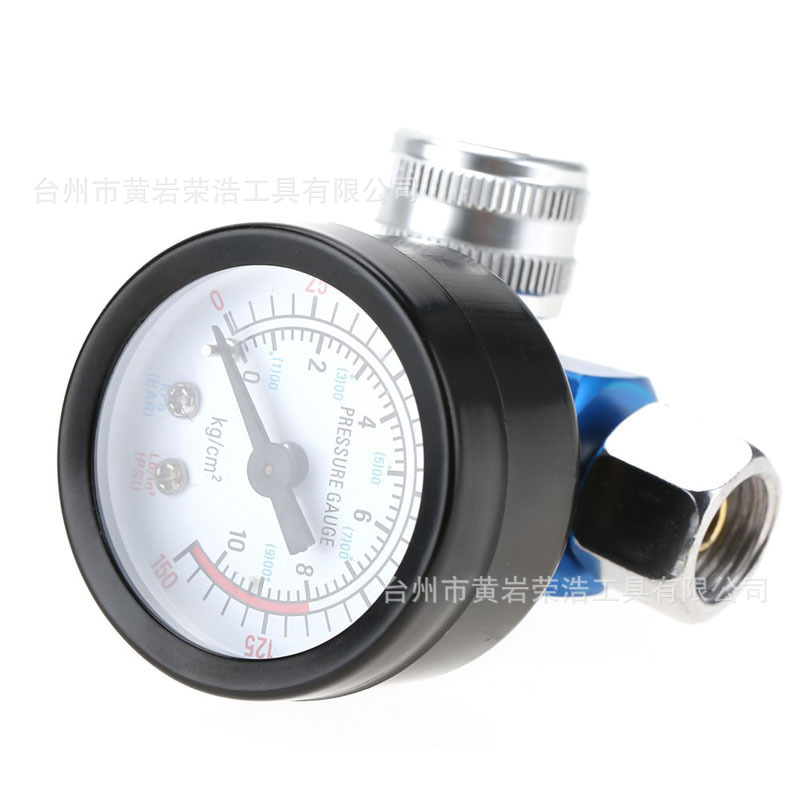 Factory spray gun air pressure regulator pressure gauge pressure gauge spray gun tool accessories pneumatic gun thread G1/4