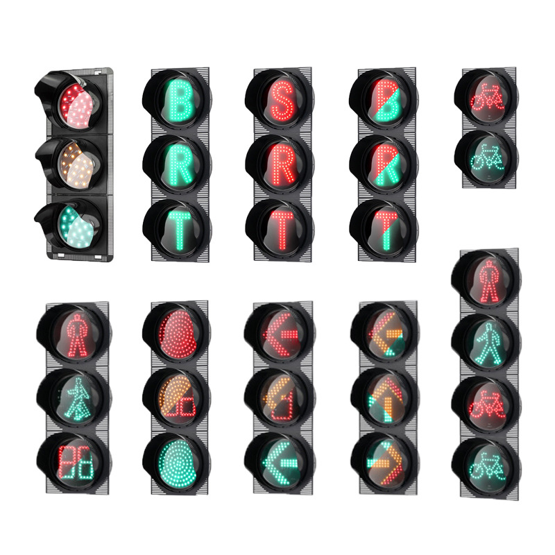 Manufacturers supply aluminum traffic lights LED countdown solar traffic lights three-color warning pedestrian lights