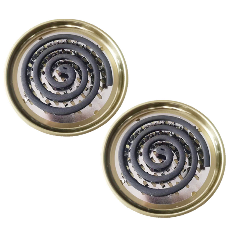 Direct Supply from Manufacturer: Mosquito Coil Holder with Iron Serrated Edge, Safe and In-Stock, Anti-Mosquito, Windproof, with Lid