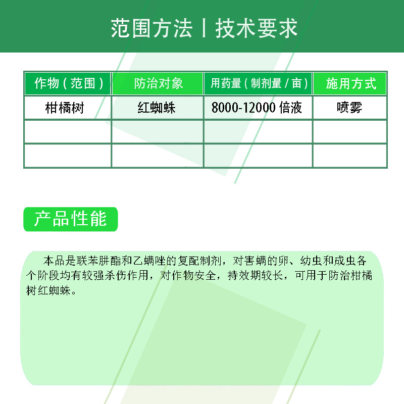 Yimaibao 45% Hydrazine·Ethimizole Suspension Citrus Tree Red Spider Pesticide Acaricide