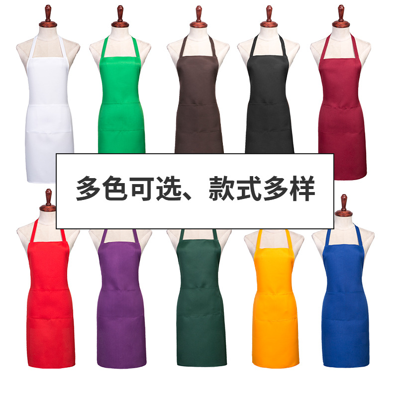 Factory direct advertising apron sleeveless apron apron kitchen non-fading work clothes apron printing LOGO