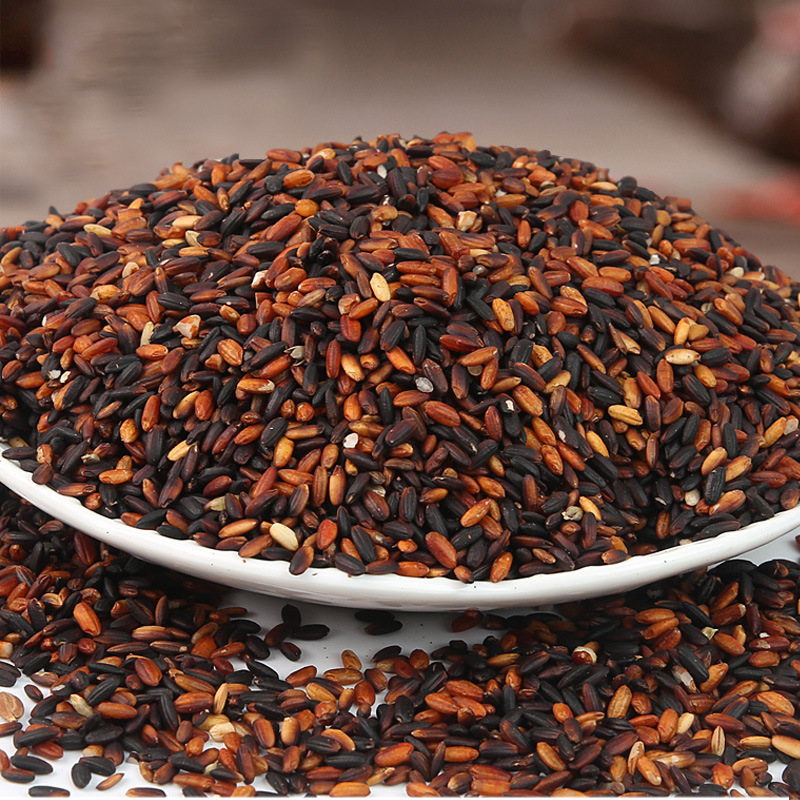 New Arrival of Whole Grains, Northeast Black Glutinous Blood Glutinous Rice, Ground Powder, Porridge and Soup, Purple Red Glutinous Rice, Wholesale Blood Glutinous Rice