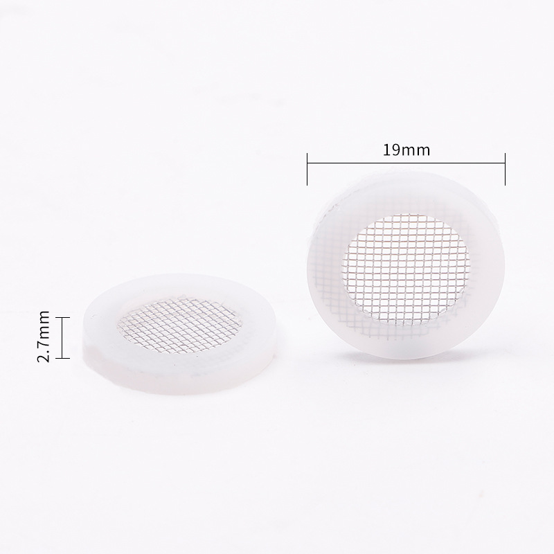 Многообразие 4-точечной сетчатой прокладки для крана душа фильтра имитация силиконовой сетчатой подушки
