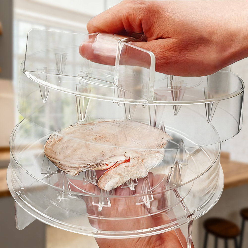 Chicken Shredder Machine Fully Transparent Chicken Shredder Cutting and Separating Hand-Twisted Meat Shredding Machine