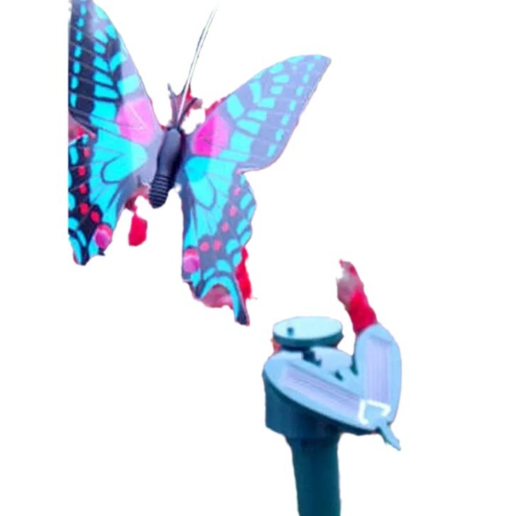 Solar butterfly gardening pastoral shopping mall shop decoration toys electric flying simulation Butterfly Children's toys