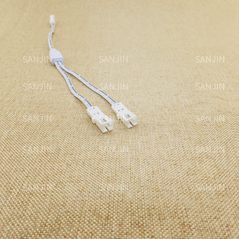 Strip light S8140 male head plus S8160 female one drag two male and female extension line lamp light with Y-type connecting line