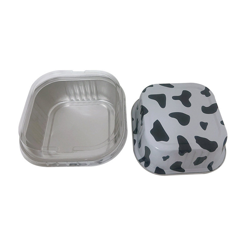 Aluminum Foil Box Cup Reusable Household Oven Cake Baking Mold Disposable Round Oven Tin Foil Cup