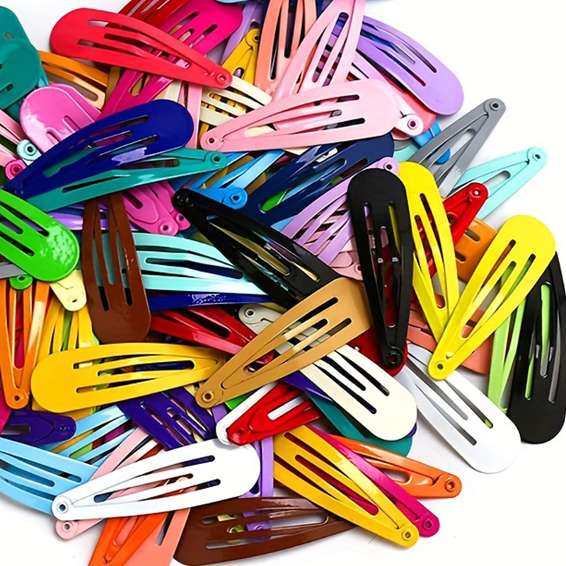 Color Gloss Hairpin Baking Paint Water Drop bb Clip Children's Baby Broken Hair Bangs Hairpin Hair Accessories