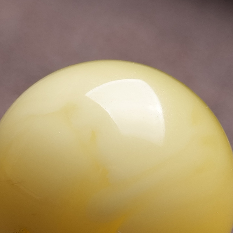 Natural Russian Beeswax Loose Beads 12-14mm, Authentic Collector-Grade High-Quality Chicken Oil Yellow Single Beads Amber Round Beads Wholesale