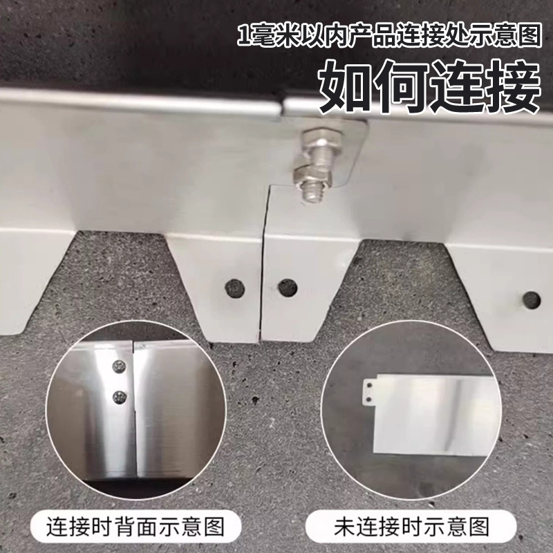 Stainless Steel Grass Stone Isolation Belt Garden Greening Lawn Edge Finishing Strip Courtyard Retaining Board Boundary Courtyard Beautification