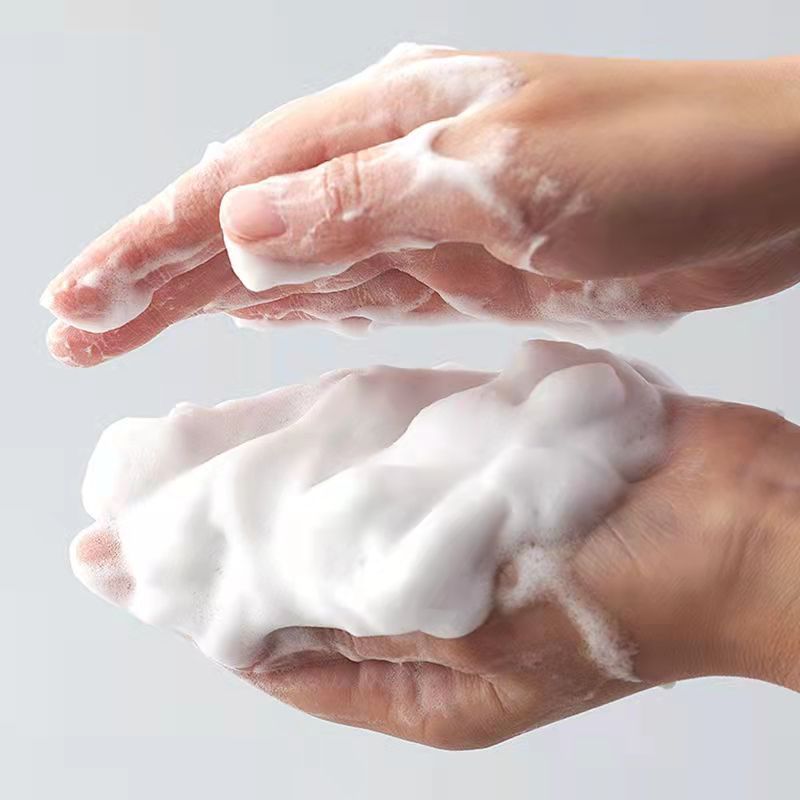 Foaming Net for Facial Cleanser, Cleansing Net for Face Washing, Mini Handmade Soap Foaming Net, Foaming Tool for Shower Gel