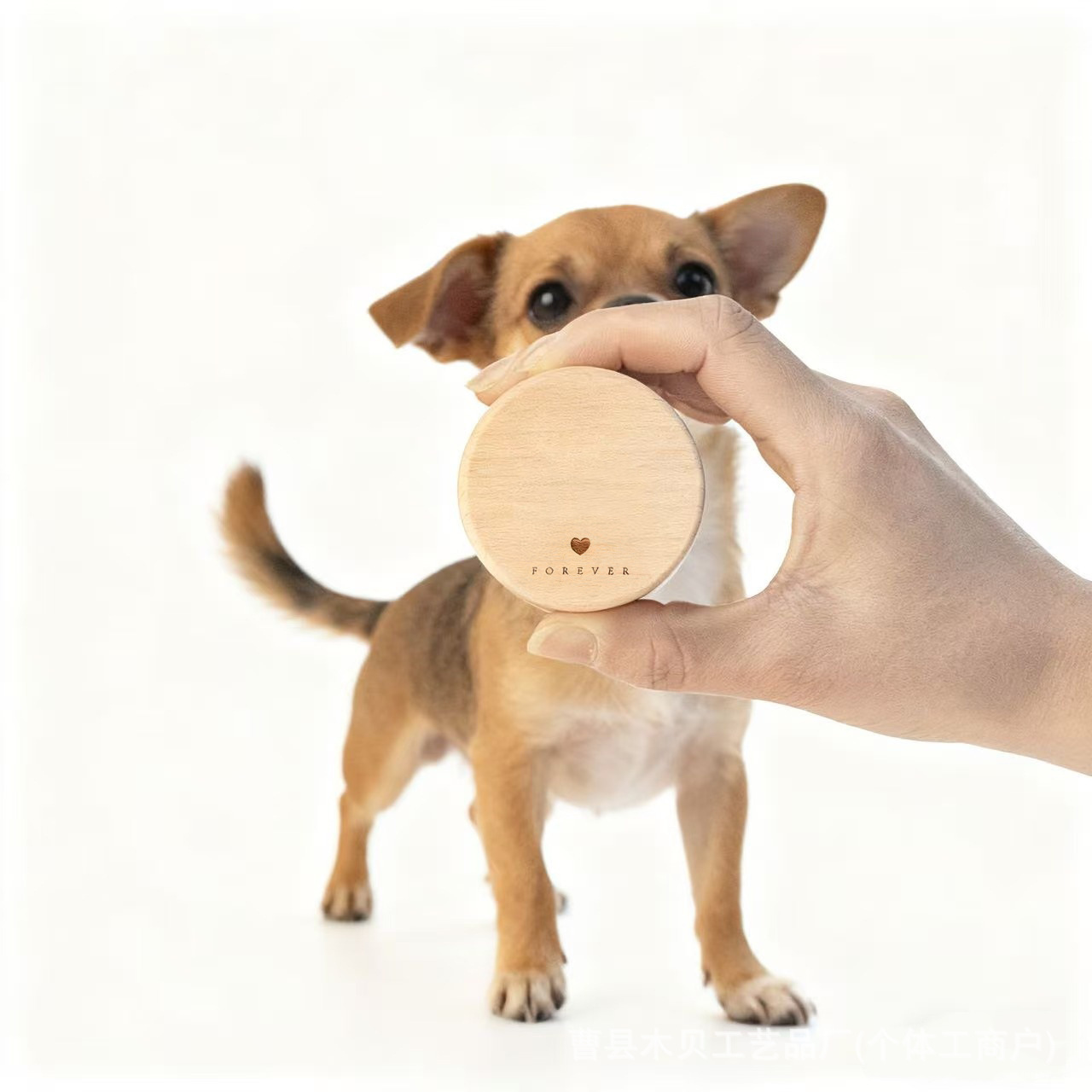 Spot Wooden Pet Urn Kitten Puppy Hair Tooth Preservation Box Beech Wood Kidsren's Deciduous Tooth Box Funeral Box